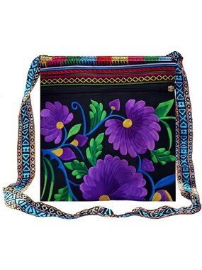 Hobo Bag for women, 3 Zipper Pockets Vintage Embroidered Boho Shoulder Purse